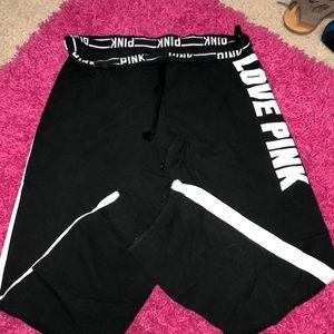 PINK jogger sweatpants